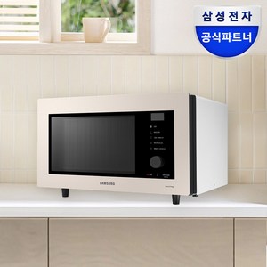 삼성 비스포크 큐커 컨벡션오븐 32L 에어프라이어오븐 전자레인지 큐커 MC32B, OVEN_글램베이지