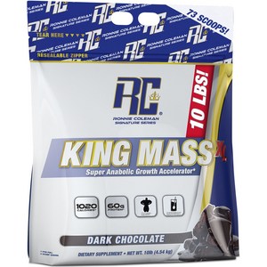 로니콜맨시그니처시리즈 King Mass XL Supe Anabolic Gowth Acceleato Dak Chocolate, 1개, 4.54kg