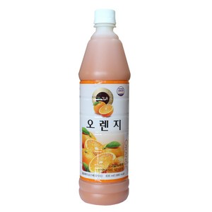 청솔 오렌지원액 835ml, 1개