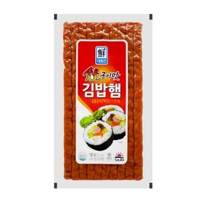 사조대림 [대림냉장] 숯불구이맛 김밥햄 100g x20개, 20개