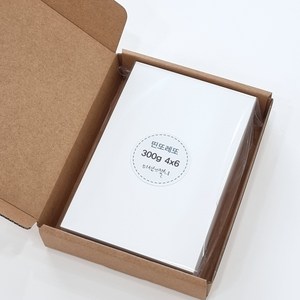 띤또레또 300g 캘리그라피 종이 무지엽서 캘리엽서 75매, 4x6