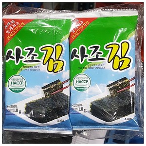 사조 김 도시락용10봉입X24팩(박스), 1.8g, 240개