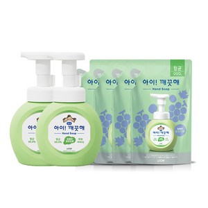 아이깨끗해 용기 250ml 2개+리필 200ml 4개, 상세 설명 참조, 1개