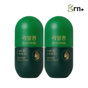 GRN 혈행개선 다이어트 리얼퀸 센시다이어트 1+1 SET (총 2박스), 60정, 2개