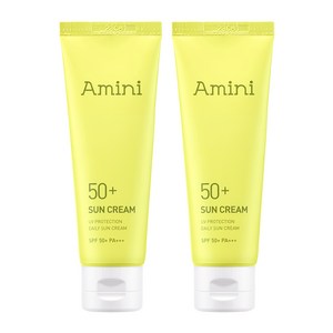 아미니 데일리 저자극 수분 선크림 50ml(SPF50+), 50ml, 2개