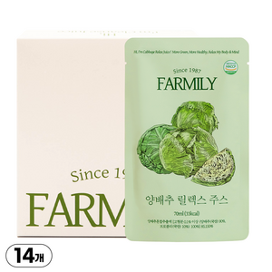 팜밀리 양배추브로콜리 NMN 클렌즈 주스, 980ml, 1개