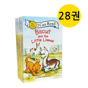 [힐링책방} 국내 1일 발송 아이캔리드 비스킷 28권 원서 세트 i can ead biscuit 엄마표 초급 원서 전권 음원 제공