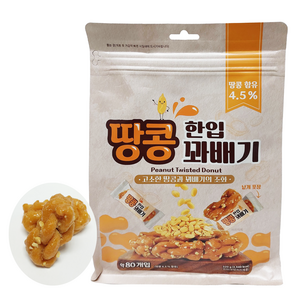 한입 땅콩 꽈배기 520g, 1개