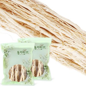 동의한재 껍질깐 국산 제천 거피 통 대 황기, 300g, 2개