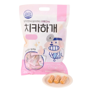 제로랩스 치카하개 강아지 덴탈껌, 눈 항산화, 240g, 1개