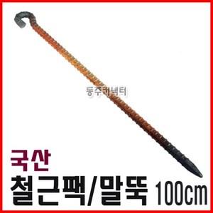 동주커넥터 국산 철근팩 100cm 1M 말뚝 천막팩 로프팩 쇠말뚝, 1개