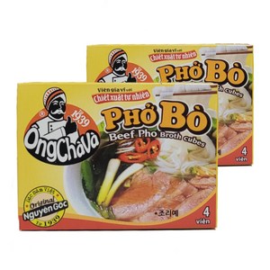 베트남 쌀국수 육수 큐브 포보 PHO BO 2개, 75g