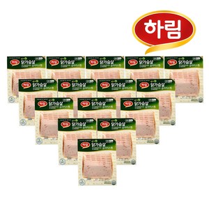 하림 밥싸먹는 닭가슴살 슬라이스 129g 5봉, 5개