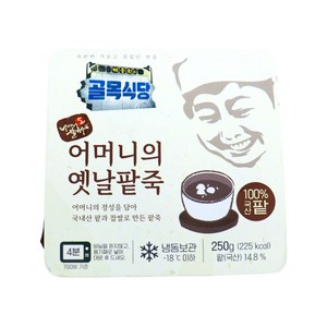 [홈쇼핑] [빠른배송] 백종원의 골목식당 어머니의 옛날팥죽, 6개, 250g