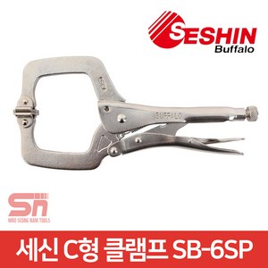 세신버팔로 C형클램프 SB-6SP C1040306, 1개