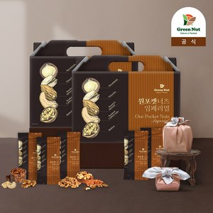 [그린너트] 원포켓너츠 임페리얼 20g X 20입, 400g, 2개