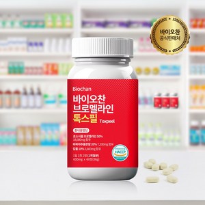 바이오 브로멜라인 파인애플 효소 haccp 식약처인증, 3개, 60정