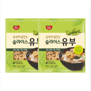 동원 슬라이스 유부 500g (무료배송), 2개