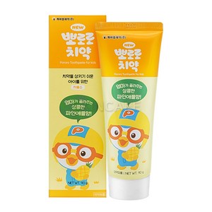 뽀로로 치약(파인애플향) 90g, 1개