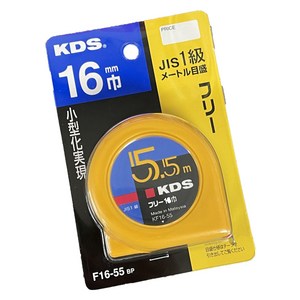 KDS 줄자 F16 55BP 16mm x 5.5m, 1개