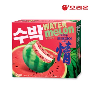 오리온 초코파이 정 수박 12p, 1개, 336g