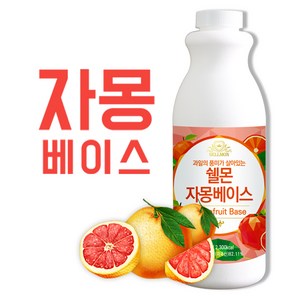 쉘몬 자몽 에이드 농축액 1kg, 1개