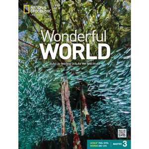 Wondeful WORLD MASTER 3 SB with App QR:Student Book with App QR Wokbook, A List