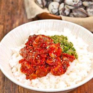 셰프애찬 박셰프 찐밥도둑 새꼬막무침 양념 꼬막 비빔밥, 250g/캔, 1개, 250g