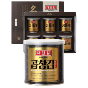 대천김 곱창김 캔김, 30g, 6개