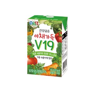 정식품 건강담은 야채가득 V19, 145ml, 48개