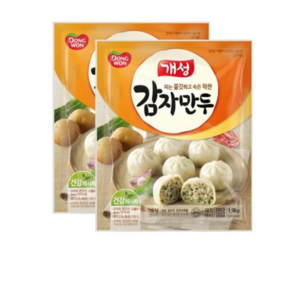 동원 개성 감자만두 1.9kg x 2봉 (지퍼백), 2개