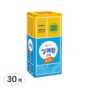 큐원 상쾌환 스틱 망고맛, 180g, 3개