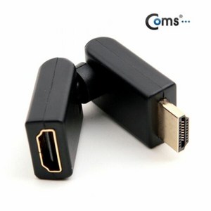 Coms HDMI 젠더연장 M F 회전형 고급포장 (W766B50), 1개