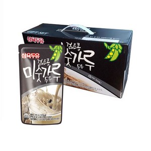 삼육두유 검은콩 미숫가루 두유 파우치, 190ml, 15개
