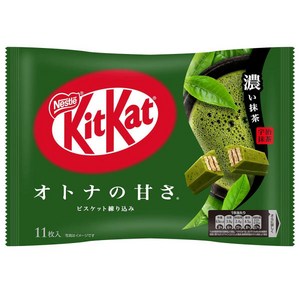 일본간식 일본과자 일본초콜릿 Nestle 네슬레재팬 KITKAT 킷캣미니 오토나노아마사 말차맛 12매입 x 2봉, 130g, 12개