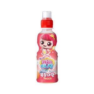 웅진 캐치 티니핑 복숭아맛 200ml (24펫), 24개