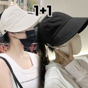[1+1] 예쁜 여성 썬캡 모자 자외선차단