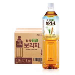 광동 밀싹 보리차 음료, 1.5L, 12개