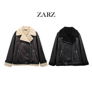 ZARA 자라 벨트 디테일 더블 페이스드 무스탕 점퍼 2컬러 Z1152