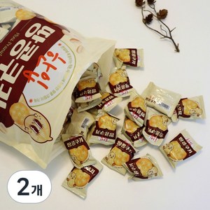 한입 땅콩 피넛버터 쿠키 지퍼팩, 1kg, 6개