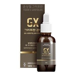 윤상철 GX 그리포란 잎새버섯 추출물 고농축 엑기스 30ml, 1개