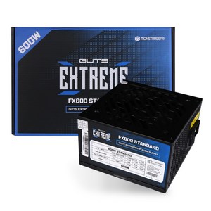 [몬스타기어] 몬스타 가츠 ExtemeX FX600 80PLUS STANDARD (ATX/600W), 몬스타기어