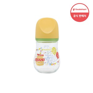 더블하트 모유실감 마이프레셔스 유리젖병 파티 160ml(젖꼭지미포함), 4개, 160ml