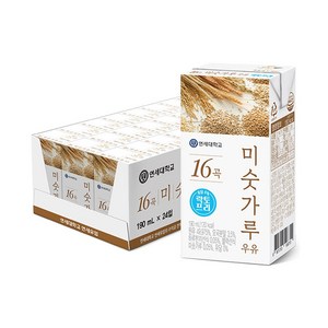 연세우유 16곡 미숫가루 우유, 190ml, 24개