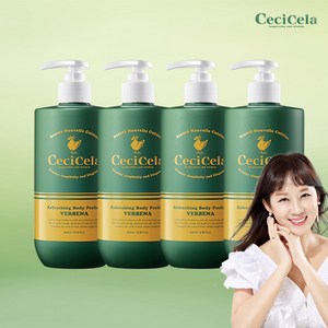 쎄씨쎌라 리프레싱 바디 필링 VERBENA, 500ml, 4개