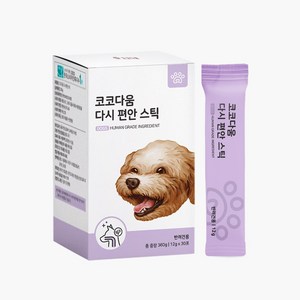 코코다움 강아지 다시 편안 스틱 영양제, 호흡기/기관지, 360g, 1세트