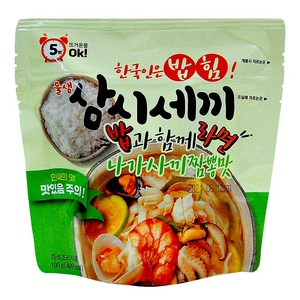 물샘 삼시세끼 나가사끼짬뽕 라면밥, 100g, 1개