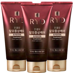 NEW 려 진결모 탈모증상케어 트리트먼트 300ml, 3개