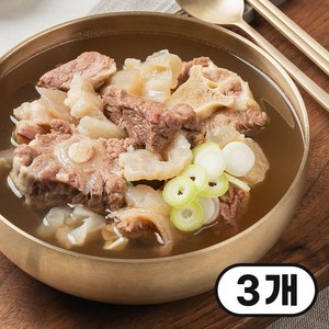 삼춘네 스지 듬뿍 소꼬리 갈비탕, 3개, 600g