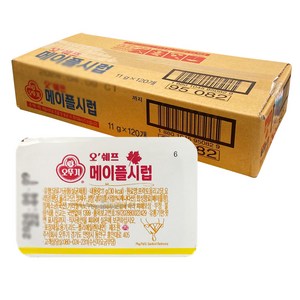 오뚜기 메이플 시럽 디스펜팩, 1.31kg, 1박스